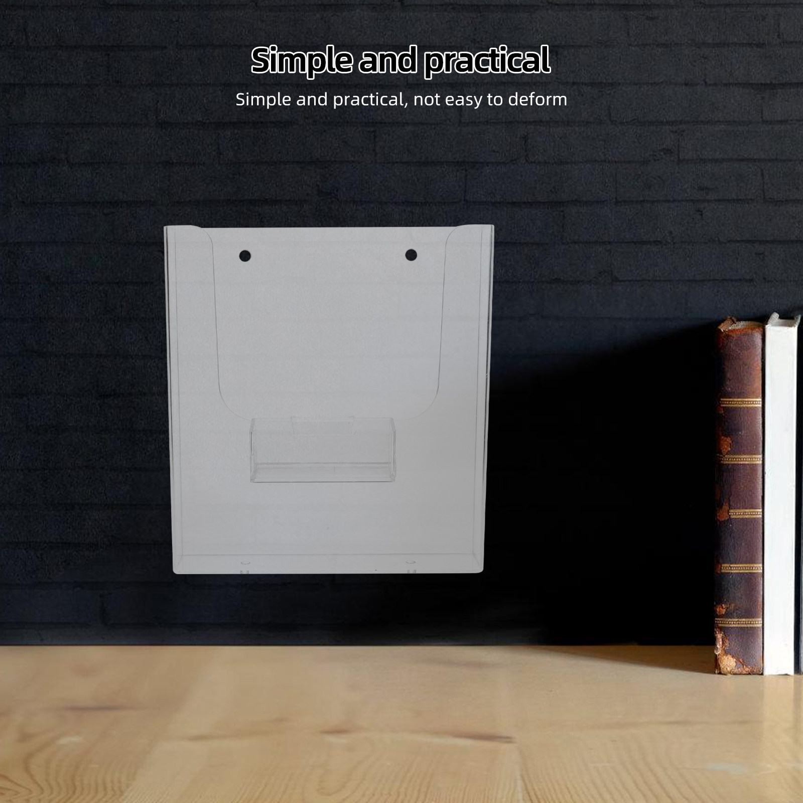 Magazine Holder Rack - Acryl A4-documenthouder, hangende wandmontage, tijdschriftenorganizer, documentenhouder,