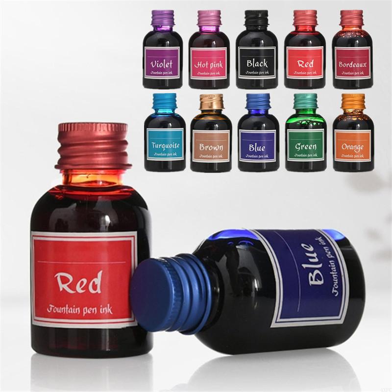 Fountain Pen Bottled Ink - 10 Kleuren 1 Fles Pure Kleurrijke
