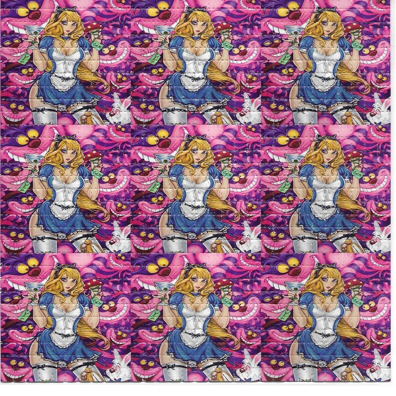 Ink Blotter Paper - Sexy Alice Psychedelische Lsd Zuur Gratis