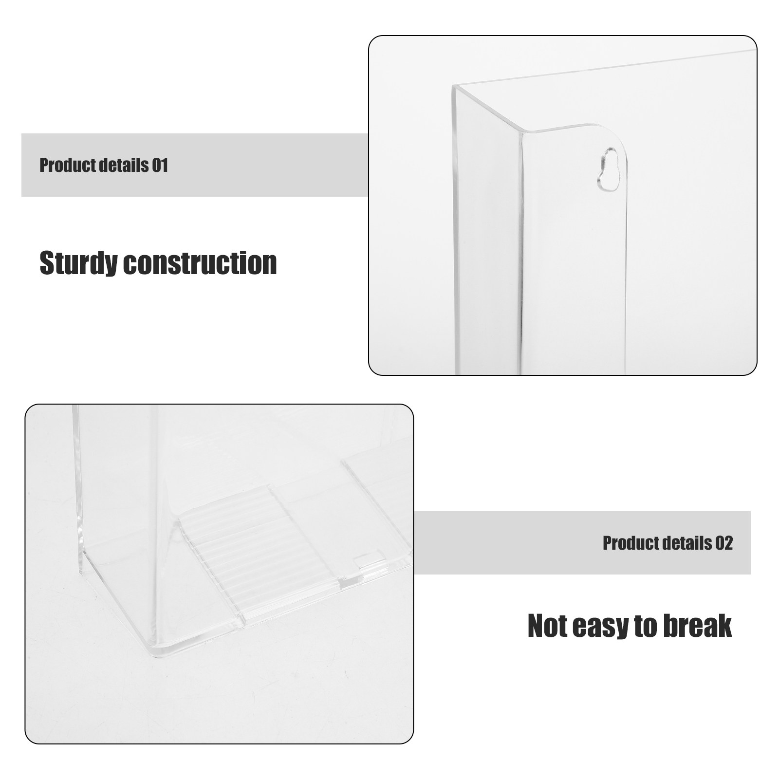 Transparante Acryl Wandmontage - Magazine Holder Rack recensie en prijs