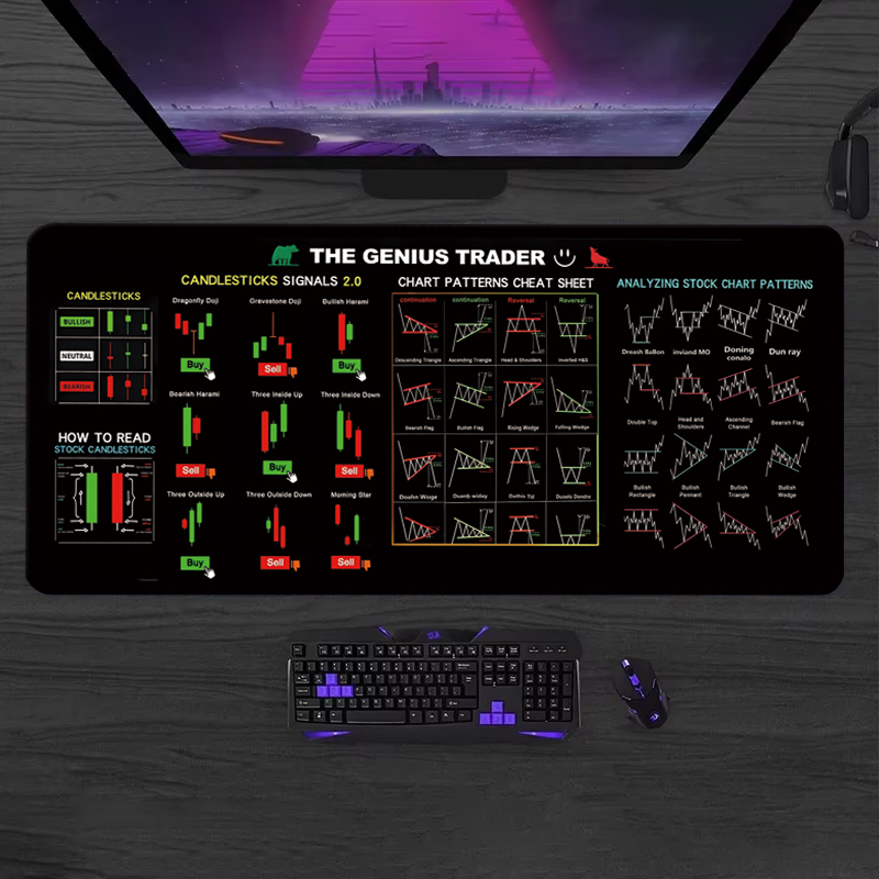 EXCO Stock Market Trader leder - Leather Desk Pad recensie en prijs