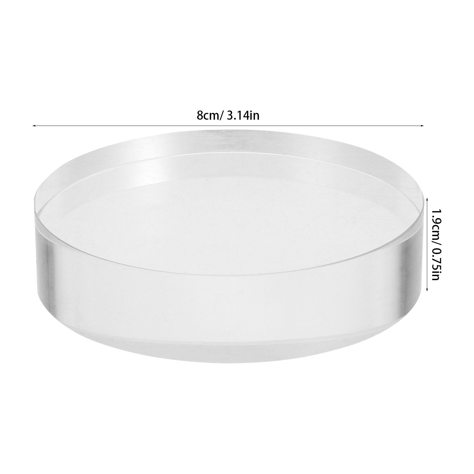 Helder kristal rond papiergewi - Paper Weight Crystal recensie en prijs