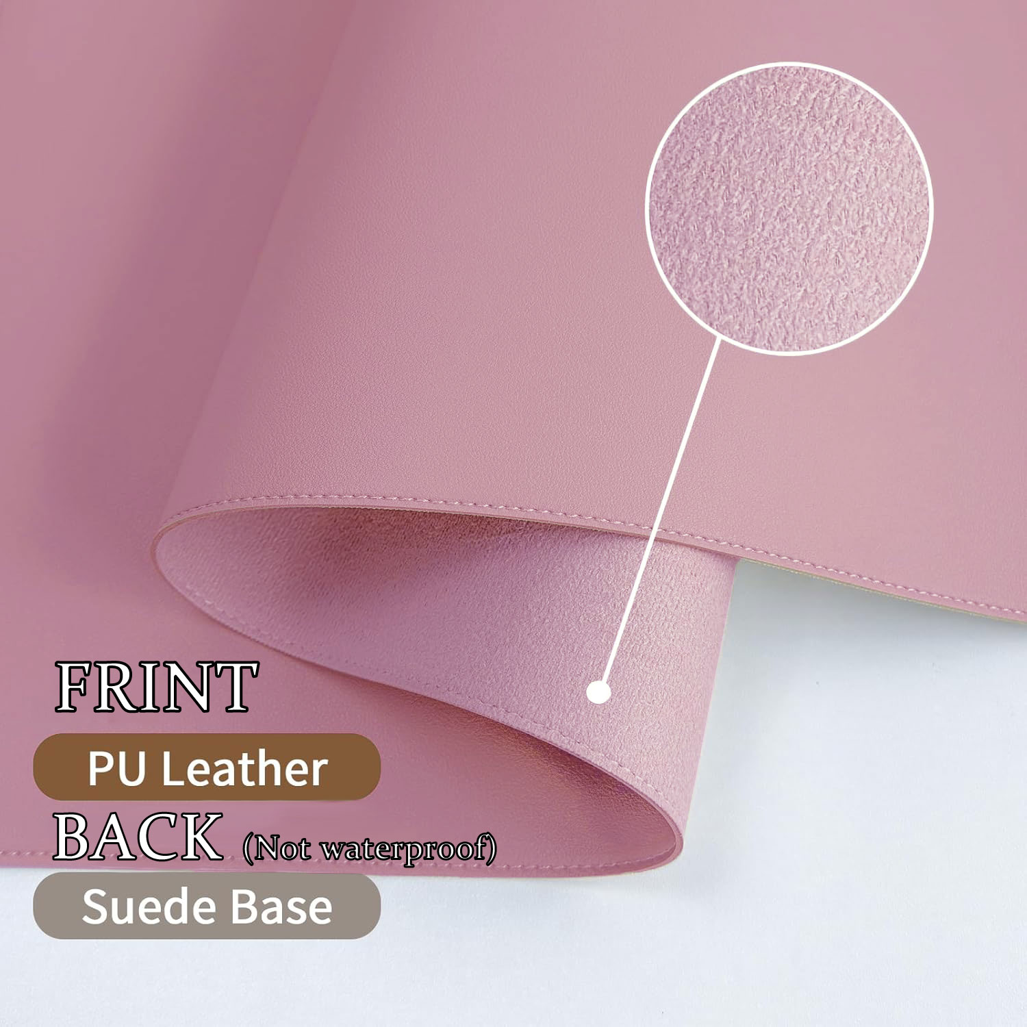 Bureaumat, dubbelzijdige burea - Leather Desk Pad recensie en prijs