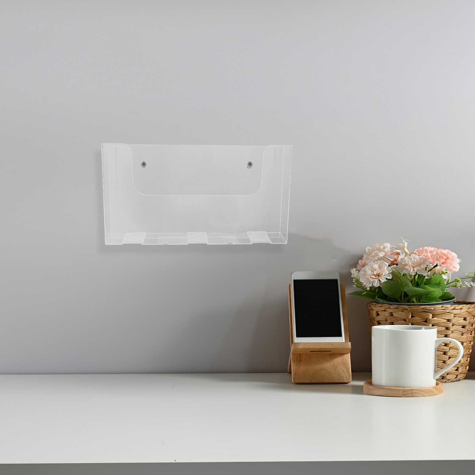 2 stuks wandgemonteerde tijdsc - Magazine Holder Rack recensie en prijs