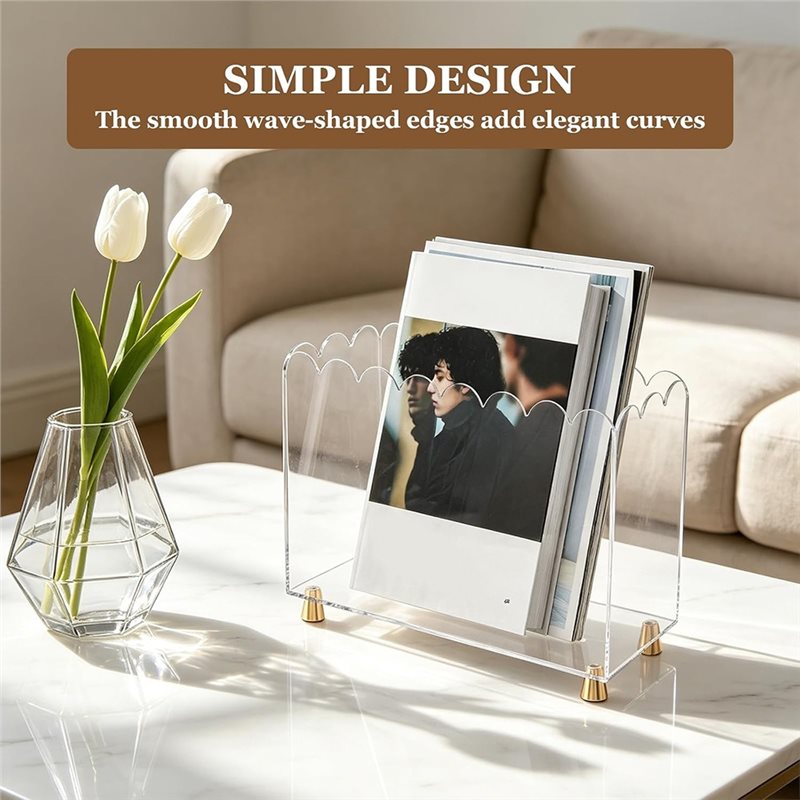 Hot Sale-Acryl Tijdschriftenho - Magazine Holder Rack recensie en prijs